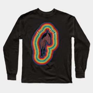 Good Vibe horse 2nd edition Long Sleeve T-Shirt